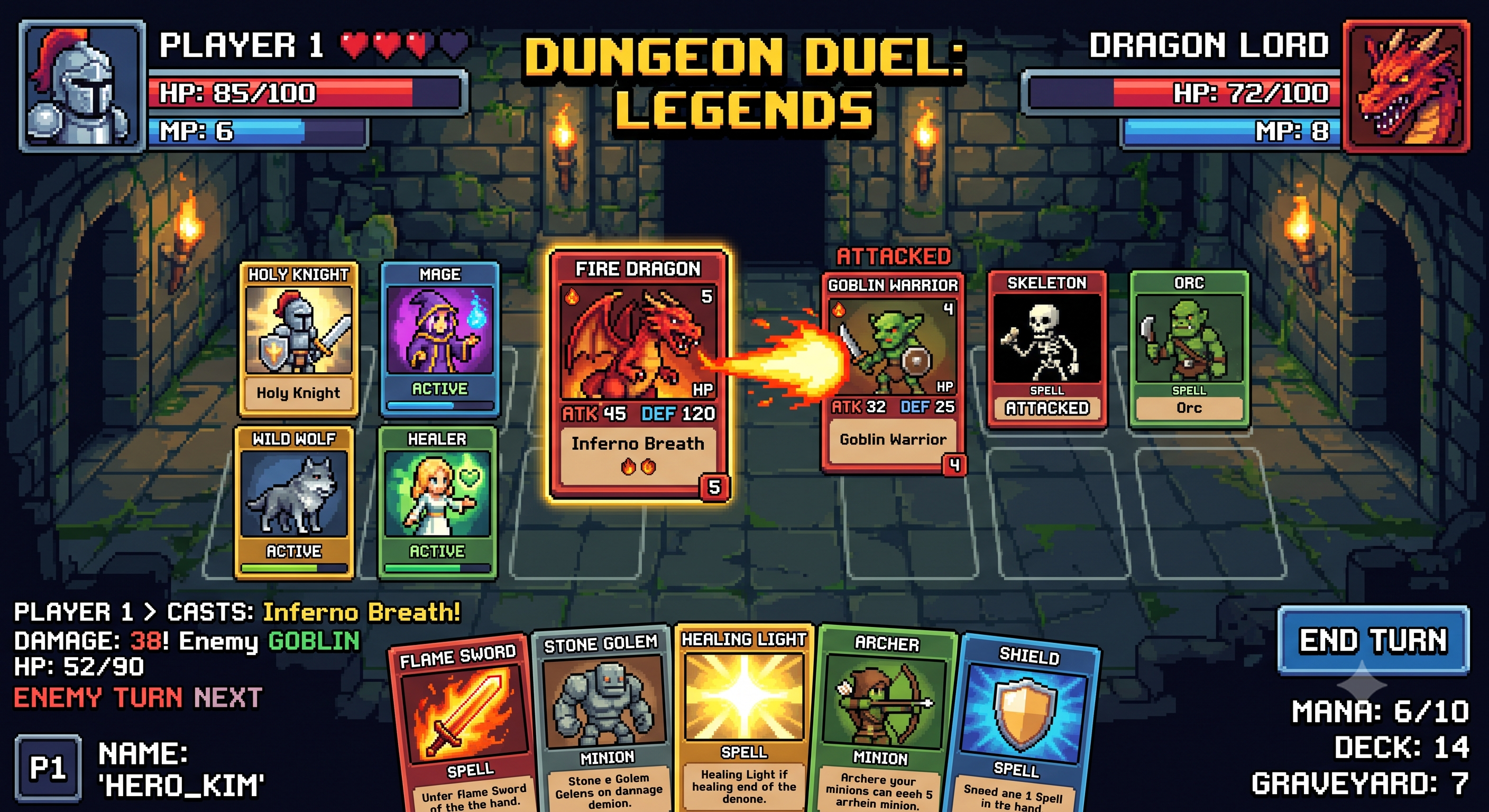 픽셀 던전 듀얼: 렐름 오브 아케이나 (Pixel Dungeon Duel: Realm of Arcana)
